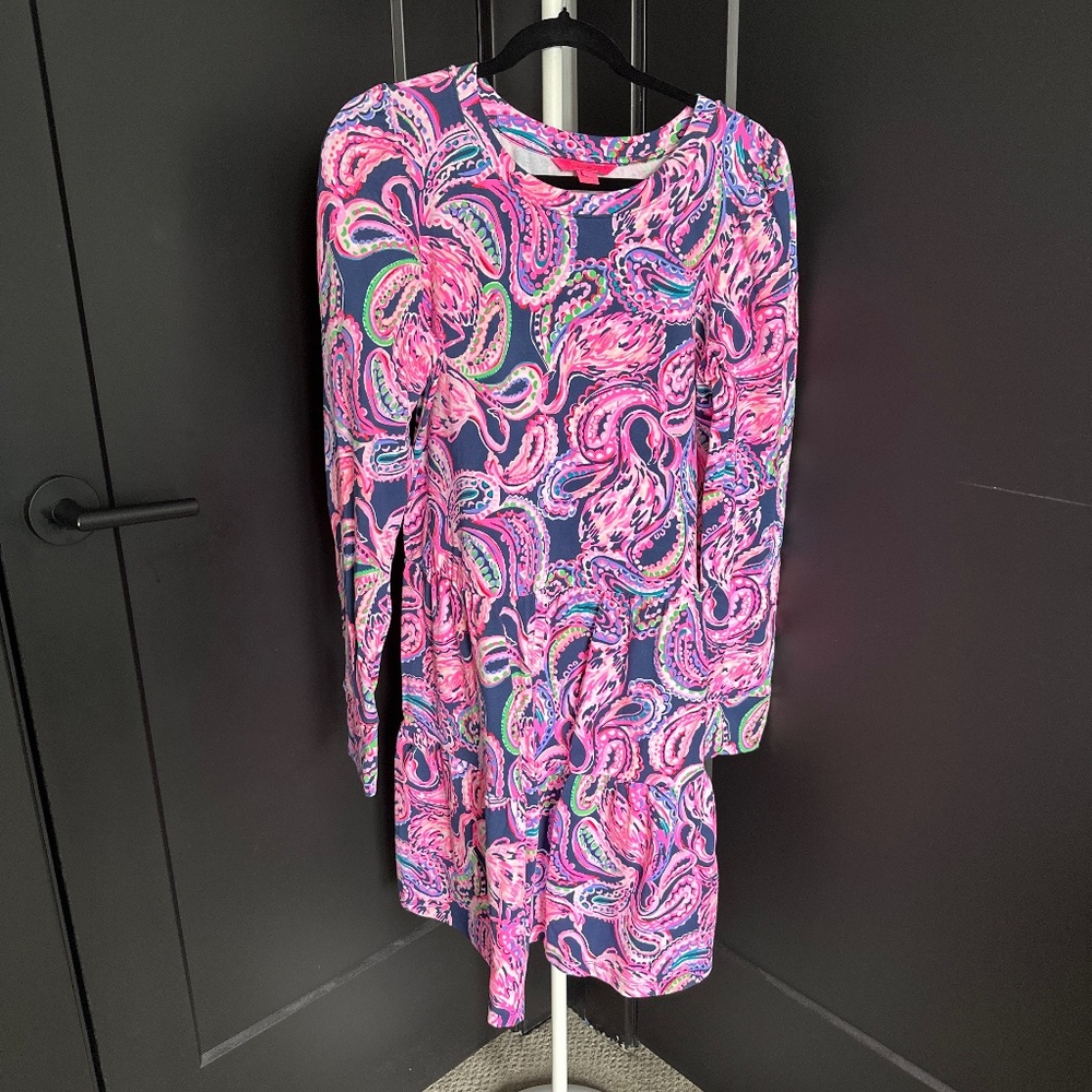 Lilly Pulitzer long sleeve swing dress